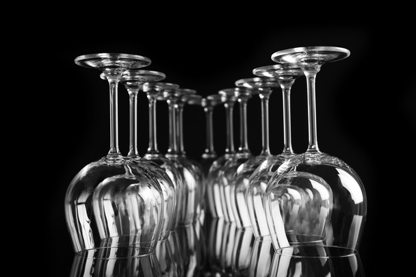 Empty wine glasses - Fotografie, Obrázek