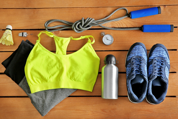 Sport equipment and clothes  - Foto, Bild