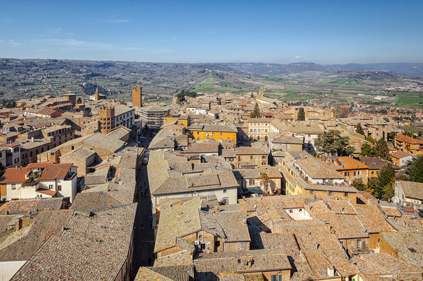 Panoramic aerial view to Orvieto, Umbria, Italy - Fotografie, Obrázek