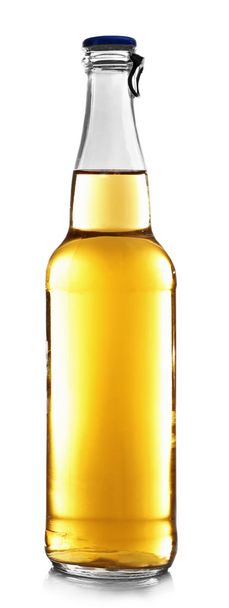 Bottle of fresh beer isolated on white - Φωτογραφία, εικόνα