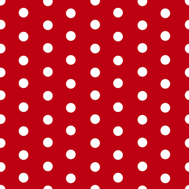 Polka dot sem costura fundo padrão
 - Vetor, Imagem