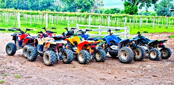 The All terrain vehicles ready to hit the trails - Photo, Image