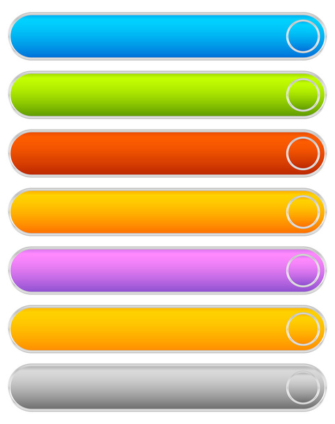 Button, banner backgrounds set - Vector, Image