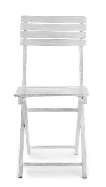 Wooden chair isolated - Fotó, kép