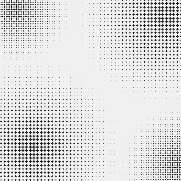monochrome crosses abstract background. - Vector, Image