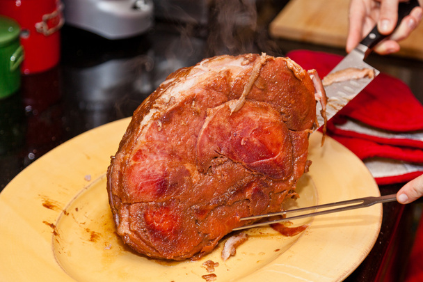 Roasted ham - Photo, Image