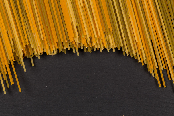 Bunch of various raw italian pasta - Foto, immagini