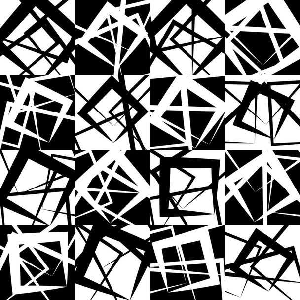 random, scattered lines mosaic pattern - Vector, Image