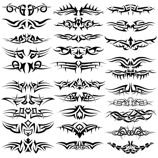 Conjunto de tatuajes
 - Vector, imagen