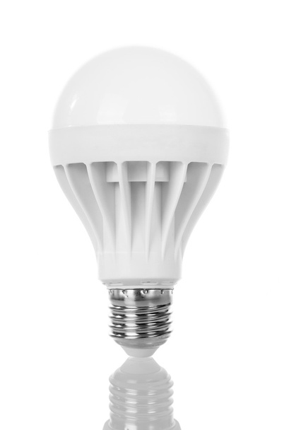 Energy saving LED lamp isolated on white. - Фото, зображення