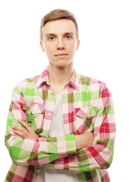 Handsome young man in shirt - Фото, изображение
