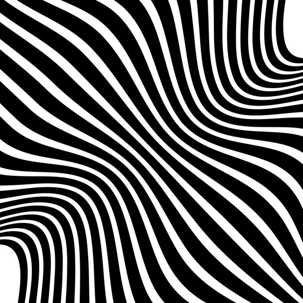 abstracto líneas onduladas fondo - Vector, Imagen