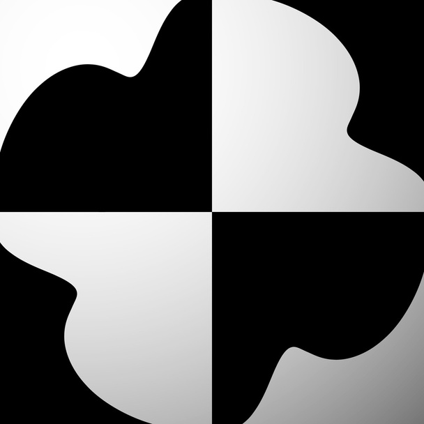 abstraktní černobílý vzor - Vektor, obrázek