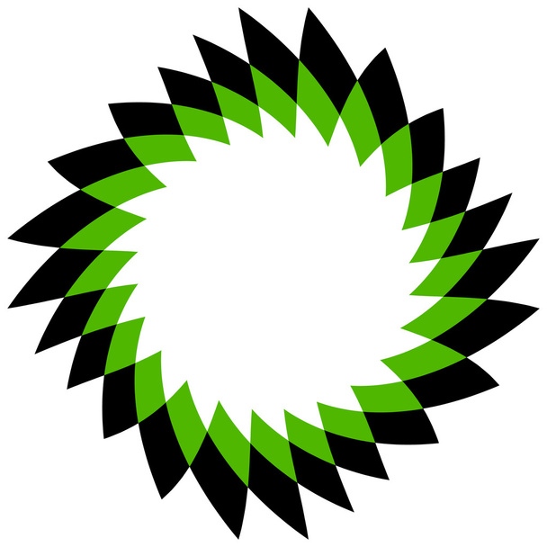 Абстрактный спиральный, геометрический элемент
 - Вектор,изображение