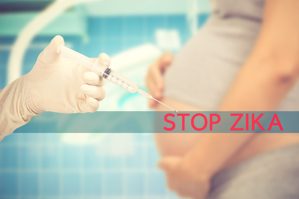 Concepto de virus del Zika, Stop Zika Virus.Color vintage
 - Foto, Imagen