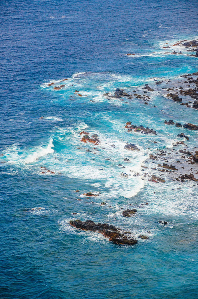 Rocky stones in the water, Tenerife, Canary Islands. - Фото, зображення