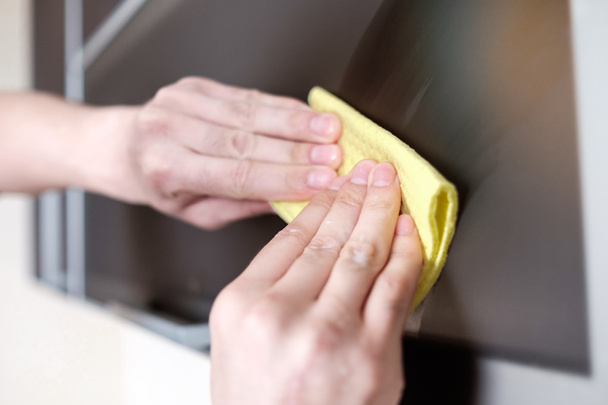 Cleaning furniture in the kitchen - Photo, Image
