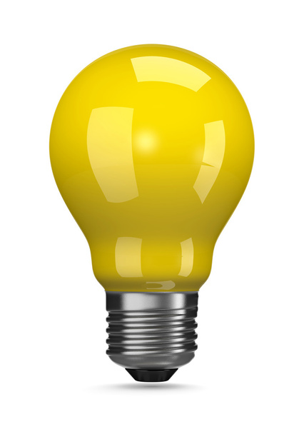 Yellow Light Bulb - Photo, Image