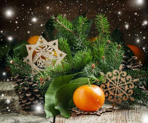 Christmas or New Year decoration - Fotoğraf, Görsel