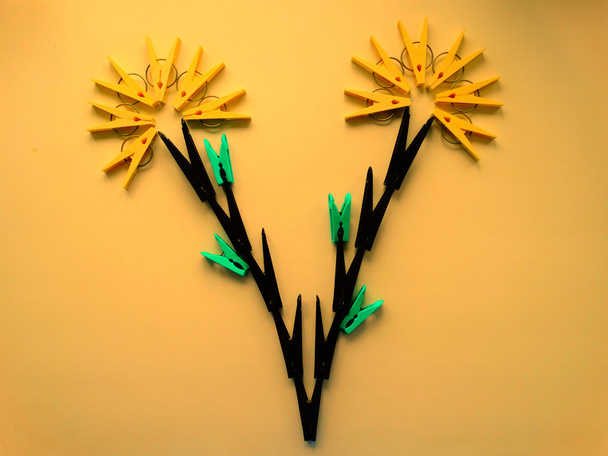 The idea for the clothespins - Foto, imagen