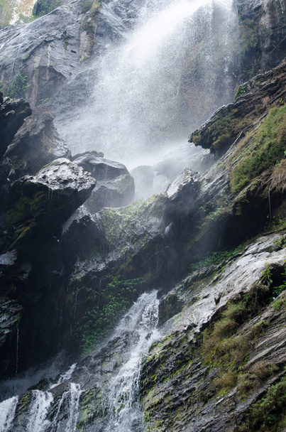 waterfall is big in forest - Fotó, kép
