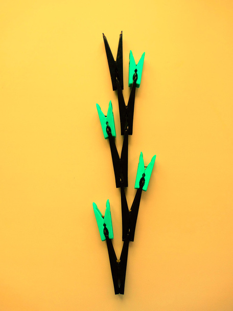 The idea for the clothespins - Valokuva, kuva