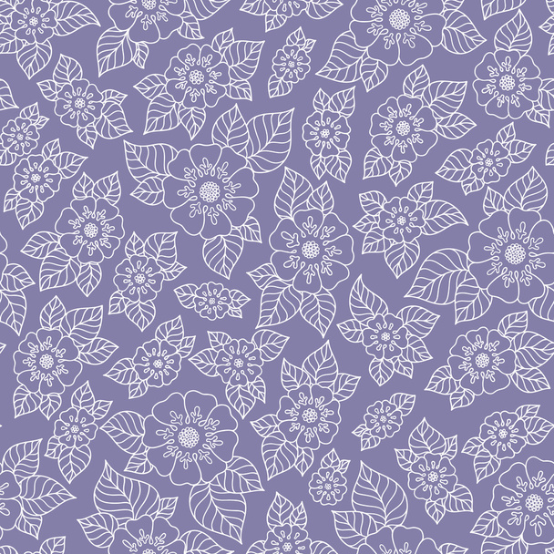 Lace seamless hand drawn vector pattern.  - Vector, Imagen