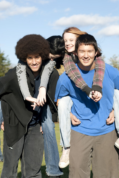Ethnic teen friends - Photo, Image