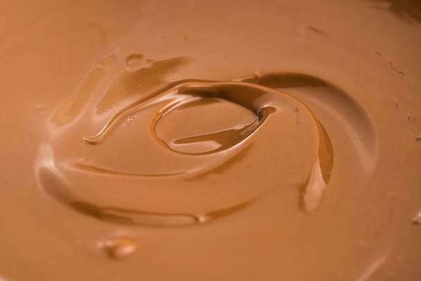 Background of melted milk chocolate - Foto, Imagem