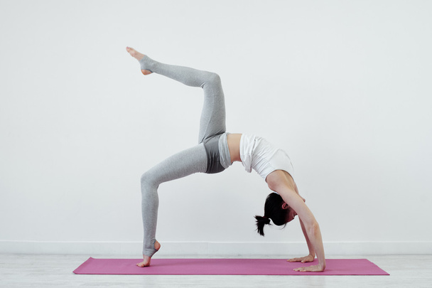 woman doing yoga - Photo, image