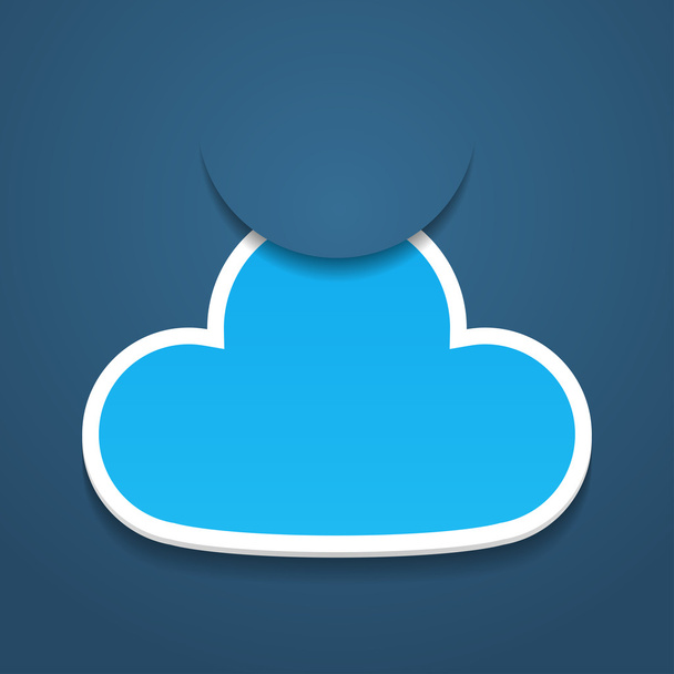 Abstract attach cloud. Vector illustration. - Vector, Image