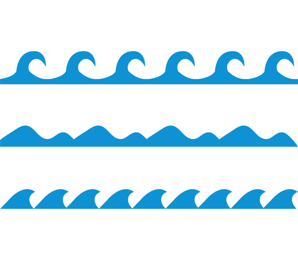 Beyaz bir arka plan üzerinde dalgalar deniz - Fotoğraf, Görsel