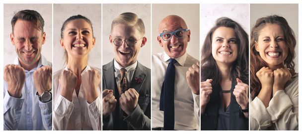 Boldog sikeres emberek - Fotó, kép