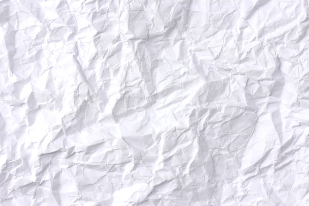 biały zmięty papier zbliżenie - Zdjęcie, obraz