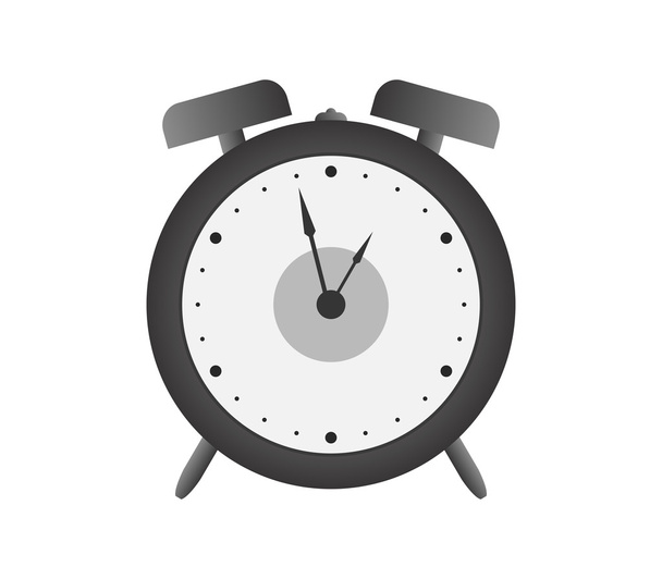 Beyaz arkaplanda alarm saati simgesi - Fotoğraf, Görsel