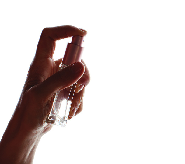 Perfume in female hand - Foto, Imagem