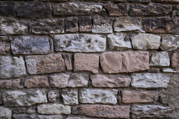 Antiguo muro de ladrillo en Italia
 - Foto, imagen