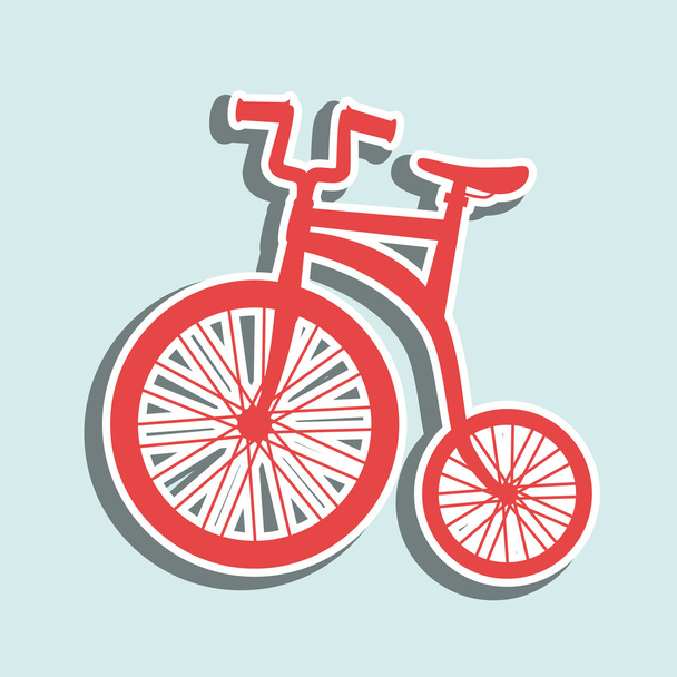 ride bike design - Vector, Image
