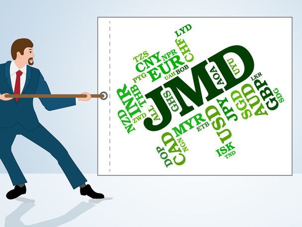 JMD para birimi döviz kuru ve Broker gösterir - Fotoğraf, Görsel