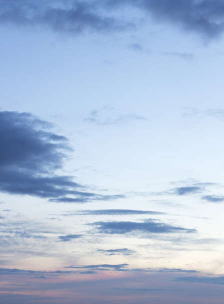 coucher de soleil ciel bleu avec nuages
 - Photo, image