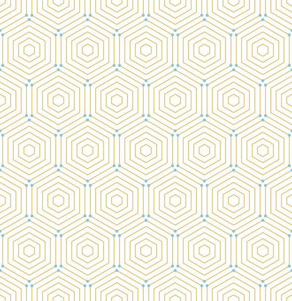 Безшовний абстрактний векторний візерунок з гексагонами
 - Вектор, зображення