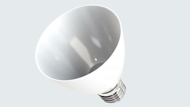 3DCG animation of LED light bulb's construction - Footage, Video