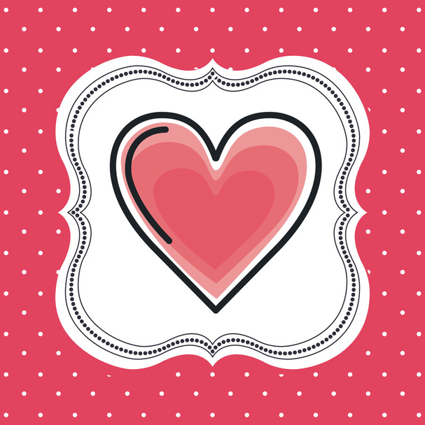 heart love design - Vektor, kép