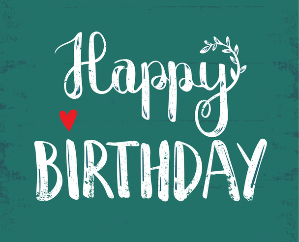 Happy Birthday Card - Vector, Image