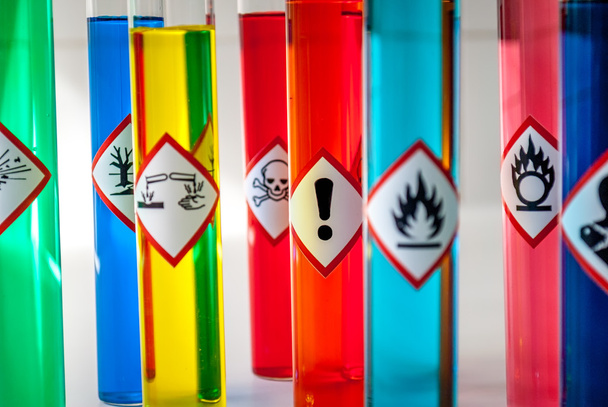 Chemical Health hazard pictogram - Photo, Image