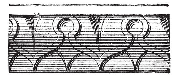 Скульптурные лучи сердца или дизайн сердца на декоративных лепнинах, V
 - Вектор,изображение