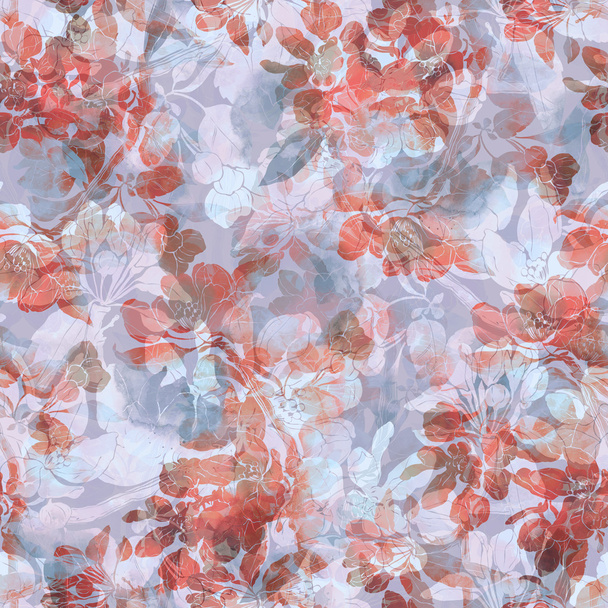 imprints sakura blossoms - Foto, afbeelding