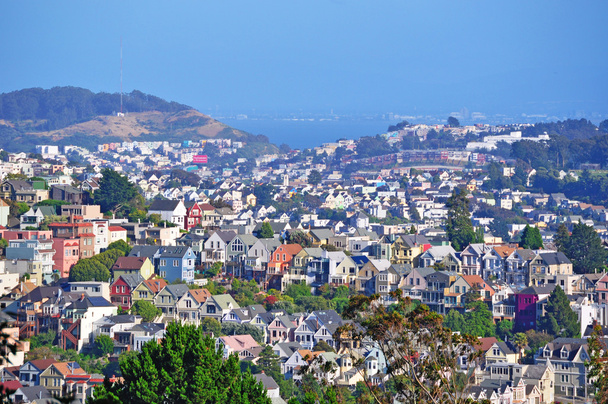 San Francisco, Kalifornia, Usa: widok z Buena Vista  - Zdjęcie, obraz