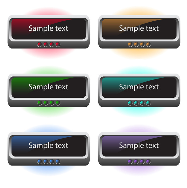 Buttons sample text - Vector, Image