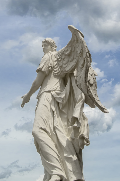 stone angel and sky - Photo, Image